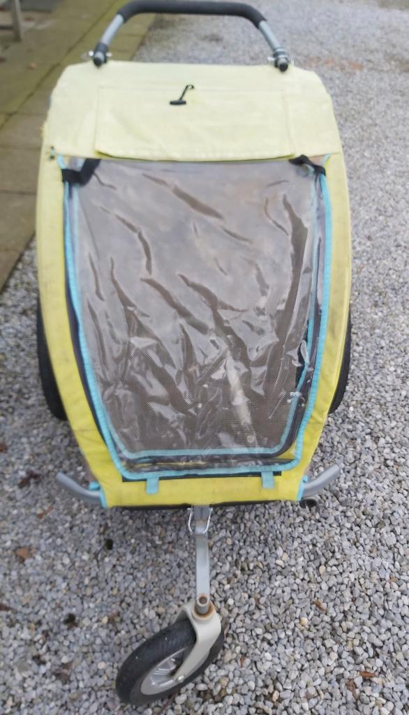 fietskar-buggy, Fietsen en Brommers, Fietsaccessoires | Aanhangwagens en Karren, Gebruikt, Kinderkar, 20 tot 40 kg, Ophalen