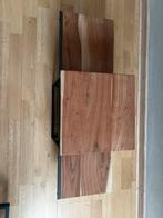 Wandrek metaal/hout, Huis en Inrichting, Kasten | Wandmeubels, Ophalen, Zo goed als nieuw, Metaal