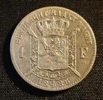 1 franc 1886 VL - Léopold II, Timbres & Monnaies, Monnaies | Belgique, Monnaie en vrac, Argent, Argent, Envoi