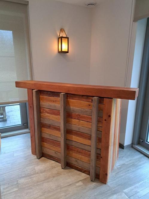 Bar en palette style calanque - fait maison, Huis en Inrichting, Overige Huis en Inrichting, Gebruikt, Ophalen