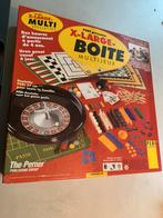 Lot gezelschapsspellen XL boite multijeux Peri (roulette,.), Hobby en Vrije tijd, Ophalen of Verzenden, Zo goed als nieuw