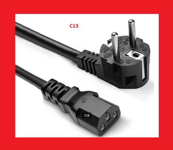 Voedingskabel C13 220v tv adapter computer pc Schuko C7 beschikbaar voor biedingen