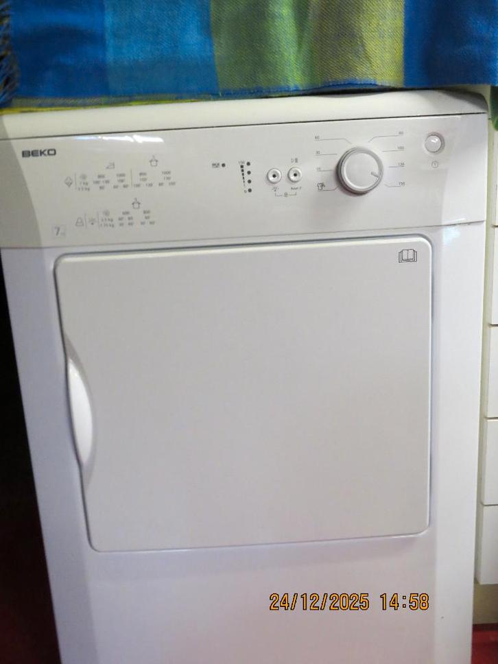 sèche-linge, Electroménager, Sèche-linge, Comme neuf, Évacuation d'air, Chargeur frontal, 6 à 8 kg, 85 à 90 cm, Enlèvement