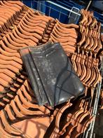 Lot de tuiles +- 600 pièces, Pierre ou Argile, Enlèvement, Utilisé, Rouge