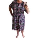 Miljuschka zomerjurk bloemen XXXL/46, Kleding | Dames, Grote Maten, Jurk, Nieuw, Verzenden, Miljuschka