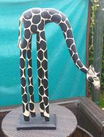 grande girafe en bois, Verzamelen, Dierenverzamelingen, Ophalen, Zo goed als nieuw, Wild dier
