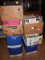 Partij LP's uit inboedel (+/- 700 stuks), Cd's en Dvd's, Ophalen, Gebruikt