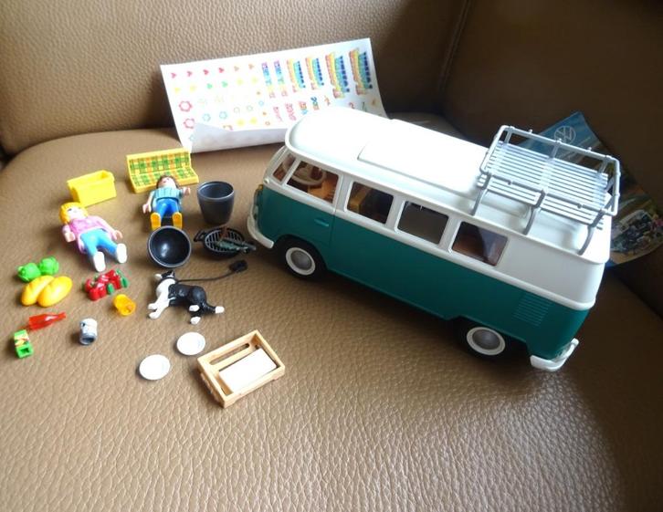 Playmobil VW camping busje 71725, Kinderen en Baby's, Speelgoed | Playmobil, Gebruikt, Complete set, Ophalen of Verzenden