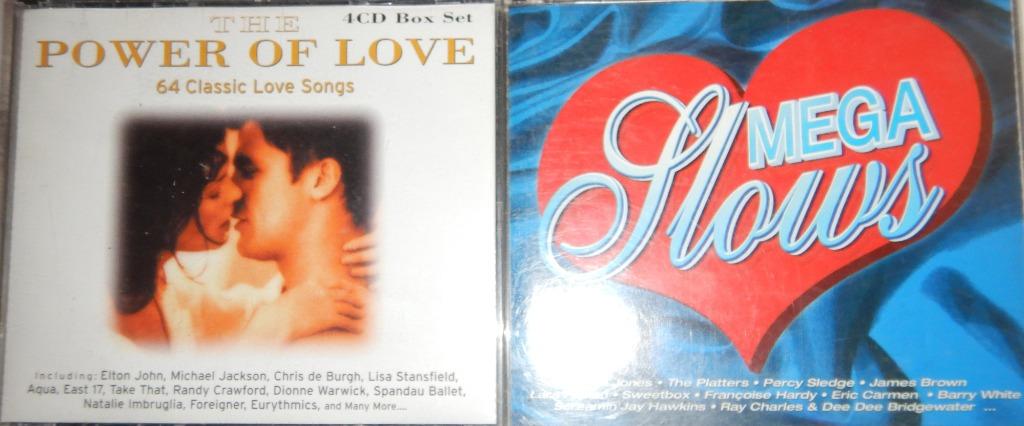 Lot de 2 x 4 CD - MEGA SLOWS., Enlèvement ou Envoi, Utilisé