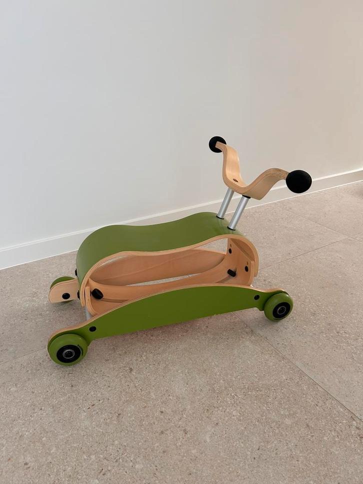 Wishbone mini flip green loopfiets, Kinderen en Baby's, Speelgoed | Houten speelgoed, Zo goed als nieuw, Ophalen