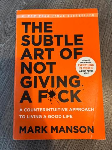 The Subtle art of Not giving a f*ck beschikbaar voor biedingen