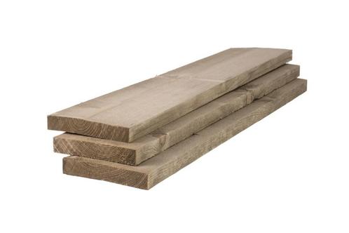 OUD GEMAAKT STEIGERHOUT | Planken | Geschuurd | Gedoubleerd, Doe-het-zelf en Bouw, Hout en Planken, Nieuw, Steigerhout, Ophalen of Verzenden