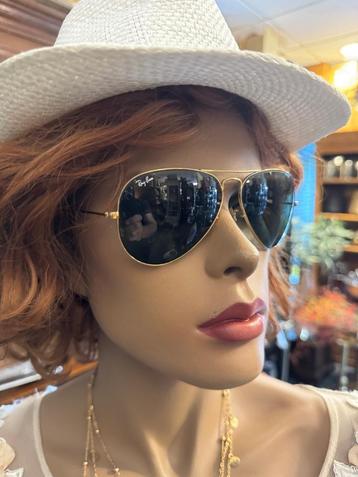 Vintage nieuwstaat B&L Ray-Ban Aviator 58 zonnebril A10, Enlèvement ou Envoi, Comme neuf, Lunettes de soleil, Ray-Ban