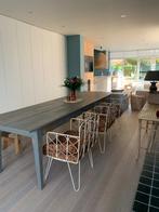 Lange eettafel, Huis en Inrichting, Tafels | Eettafels, Ophalen, Gebruikt, 200 cm of meer, 50 tot 100 cm