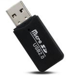 Lecteur de carte mémoire Micro SD TF haut débit USB-A 2.0, Informatique & Logiciels, Enlèvement ou Envoi, Neuf