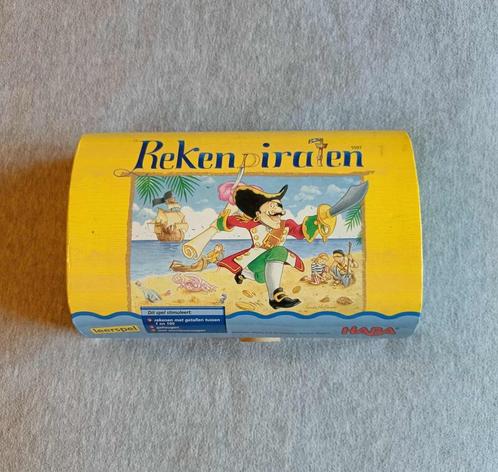Gezelschapsspel - Reken Piraten - HABA - Kinderen - €7, Hobby en Vrije tijd, Gezelschapsspellen | Bordspellen, Gebruikt, Een of twee spelers
