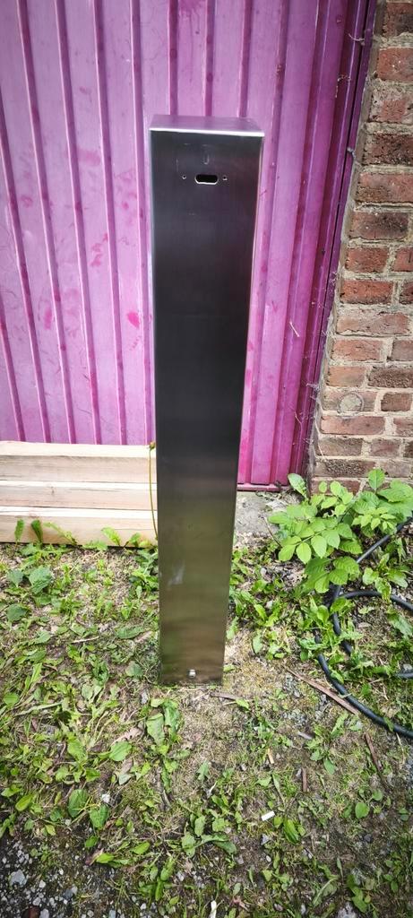 Poteau inox, Huis en Inrichting, Woonaccessoires | Overige, Gebruikt, Ophalen