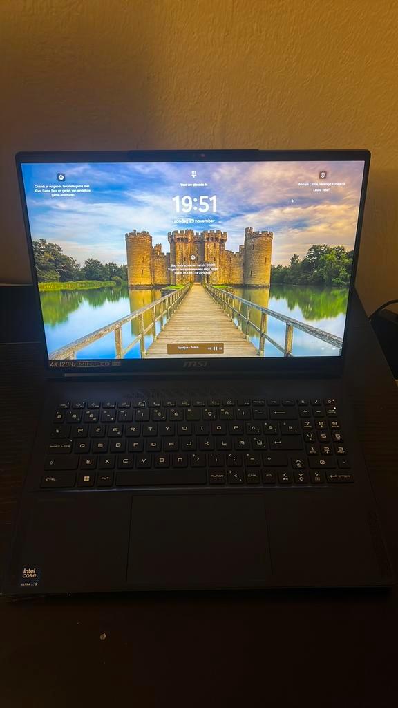 MSI Stealth 16 AI Studio A1VIG-020BE, Computers en Software, Windows Laptops, Zo goed als nieuw, 16 inch, SSD, 4 Ghz of meer, 32 GB