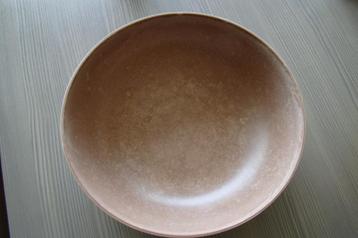 Schaal bruin – Cocoon , grote ronde fruitschaal , 30cm diam