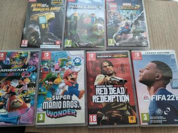 Nintendo switch games  beschikbaar voor biedingen