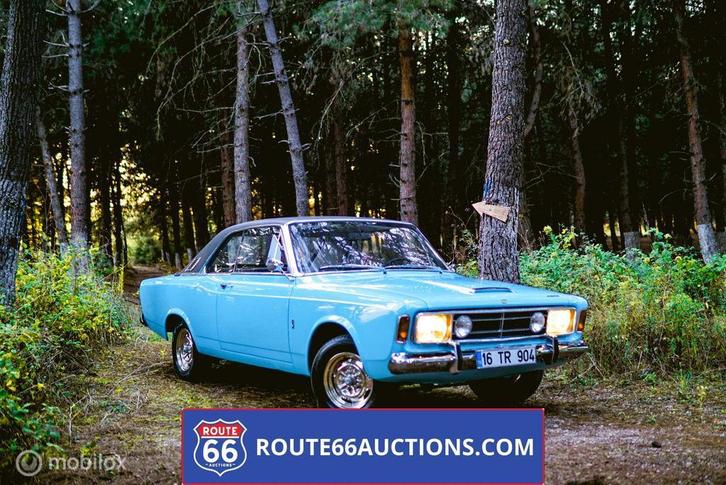 Ford 20M RS | 1968 | Route 66 Auctions, Auto's, Oldtimers, Bedrijf, Te koop, Ford, Benzine, Overige carrosserie, Handgeschakeld