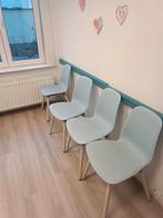 Lichtblauwe stoelen ikea apart of samen. Prijs per stuk., Ophalen, Gebruikt
