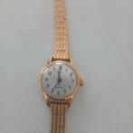Antiek horloge verguld, Handtassen en Accessoires, Ophalen of Verzenden, Verguld
