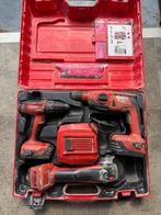 HILTI MACHINES OP ACCU IN KOFFER, Doe-het-zelf en Bouw, Gereedschap | Handgereedschap, Ophalen, Gebruikt