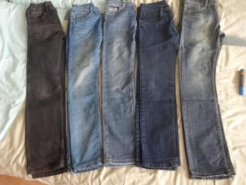 Jeans (5) voor jongens maat 152 12 jaar oud in goede staat beschikbaar voor biedingen