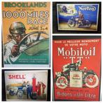 Canvas motor / auto vintage afbeeldingen Citröen Coca Cola +, Schilderij, Zo goed als nieuw, Ophalen