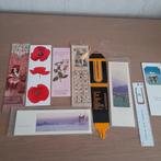 9 verschillende boekenleggers  ( lot), Verzamelen, Boekenleggers, Ophalen of Verzenden