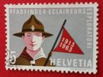 Zwitserland 1963 - scouts - padvinderij, Ophalen of Verzenden, Gestempeld