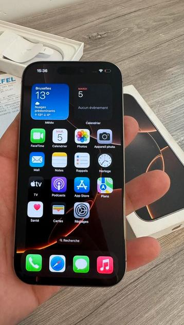iPhone 16 Pro 128GB Désert Titanium NEUF!! Vd/éch beschikbaar voor biedingen