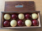 Duque biljartballen vintage set biljart, Sport en Fitness, Biljarten en Poolen, Ophalen, Gebruikt, Keu of Ballen