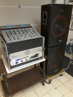 DJ set  / discobar / geluidsinstallatie compleet + 2speakers, Ophalen, Zo goed als nieuw, Dj-set