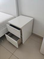 Nachtkastje met twee laden, Huis en Inrichting, Ophalen, Minder dan 50 cm, Gebruikt, 1 of 2 laden