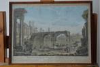 Ingelijste en ingekleurde prent: Ruines de 'l Ancienne Rome, Collections, Photos & Gravures