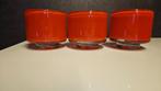 Set van 3 theelichthouders Henry Dean, Ophalen of Verzenden, Minder dan 50 cm, Rood, Glas