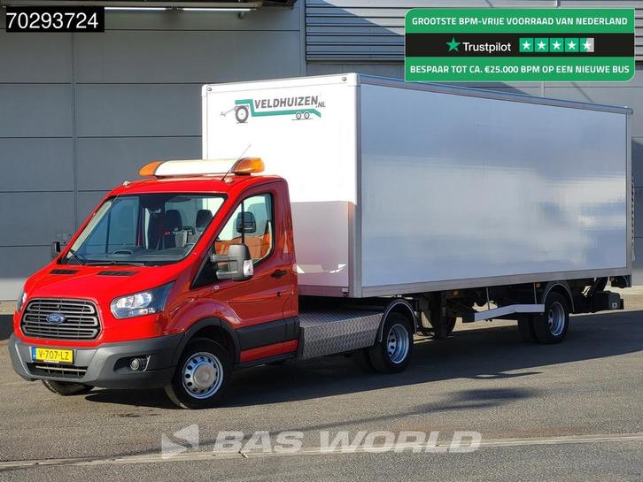Ford Transit 130pk BE-Combi Velthuizen Laadklep Zijdeur Airc, Auto's, Bestelwagens en Lichte vracht, Bedrijf, Te koop, Airconditioning