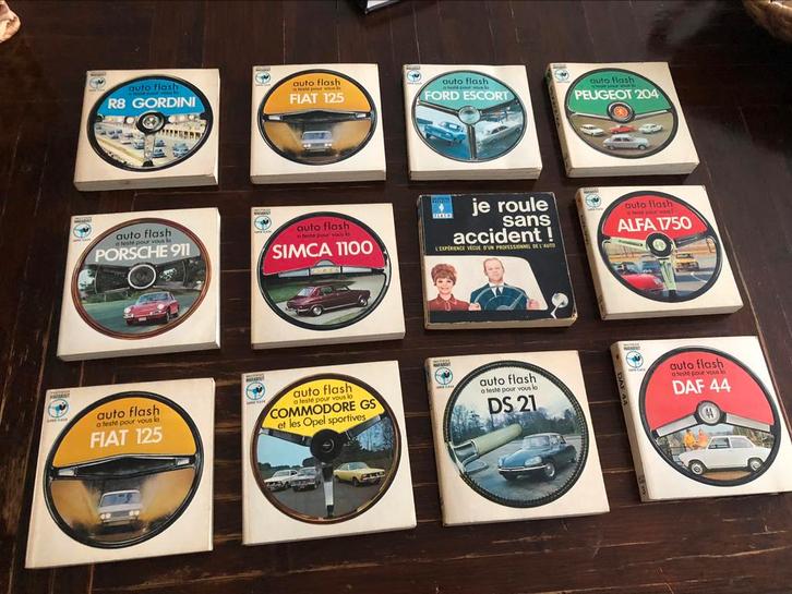 collection de livres auto flash édition marabout, Livres, Autos | Livres, Comme neuf, Général, Enlèvement