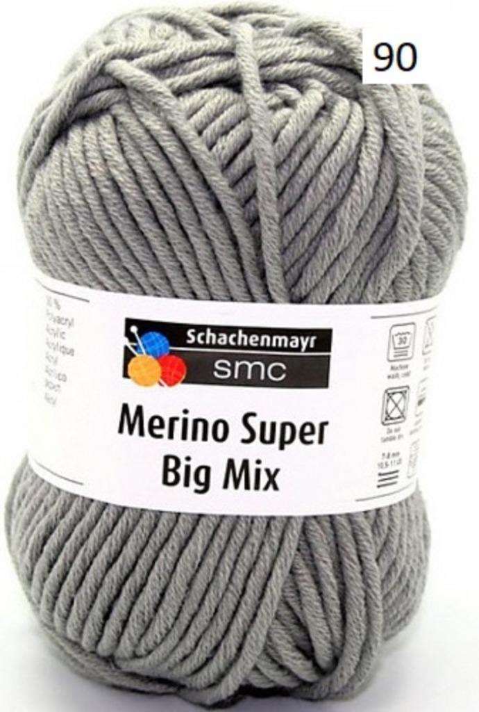 SMC Merino Super Big Mix coloris 90, Hobby en Vrije tijd, Breien en Haken, Nieuw, Breien, Wol of Garen, Ophalen of Verzenden