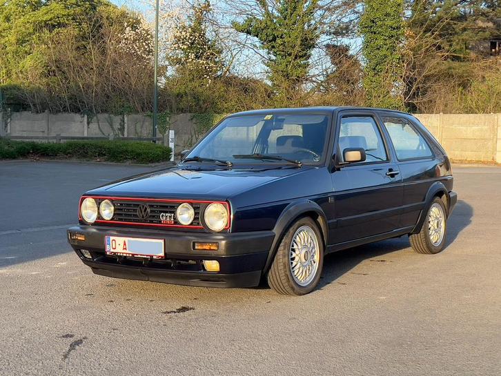 VW GOLF 2 GTI 16V OLDTIMER 1988, Auto's, Volkswagen, Particulier, Golf, Airconditioning, Bluetooth, Boordcomputer, Centrale vergrendeling