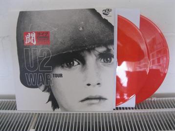 U2 - WAR TOUR - 2 lp color vinyl disponible aux enchères