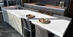 Keukenwerkblad eiland. Hi-Macs Solid Surface., Ophalen, 200 cm of meer, Nieuw, 50 tot 100 cm