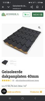 Sandwichpanelen  joriside 12cm dik isolatie, Ophalen of Verzenden, Zo goed als nieuw