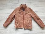 Veste imitation cuir 8 ans. Brun clair, Comme neuf, Garçon ou Fille, Pull ou Veste, Enlèvement ou Envoi