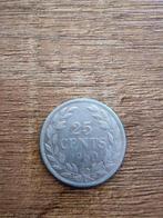 Liberia 25 cents 1960, Ophalen of Verzenden, Losse munt, Zilver