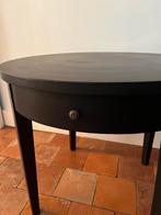 ANTIEK FRANS HOUTEN TAFEL BIJZETTAFEL ROND ZGSTAAT, Huis en Inrichting, Tafels | Bijzettafels, Gebruikt, Rond, Hout, Ophalen