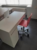 Bureau + stoel Ikea, Enlèvement, Utilisé, Bureau