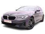 BMW 5 518dA MHEV Touring + Pro GPS + Leder/Cuir + LED Lights, Autos, BMW, Argent ou Gris, Série 5, Diesel, Break